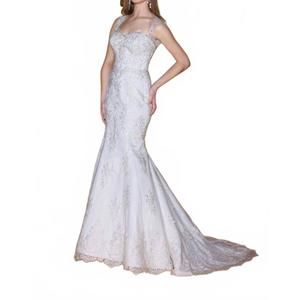 NEW IMPRESSION BRIDAL mermaid lace wedding dress in ivory